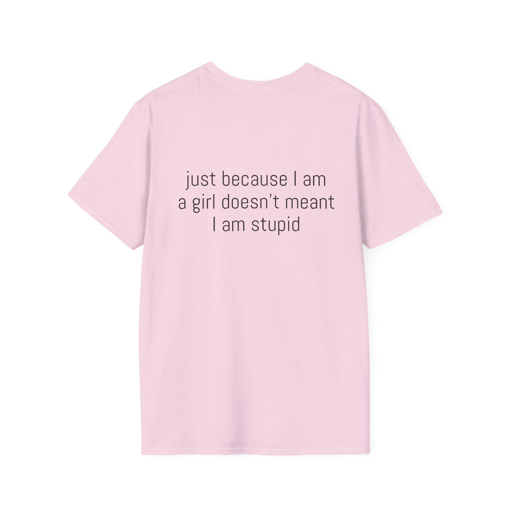 Just because I am a girl doesn't meant I am stupid Tee