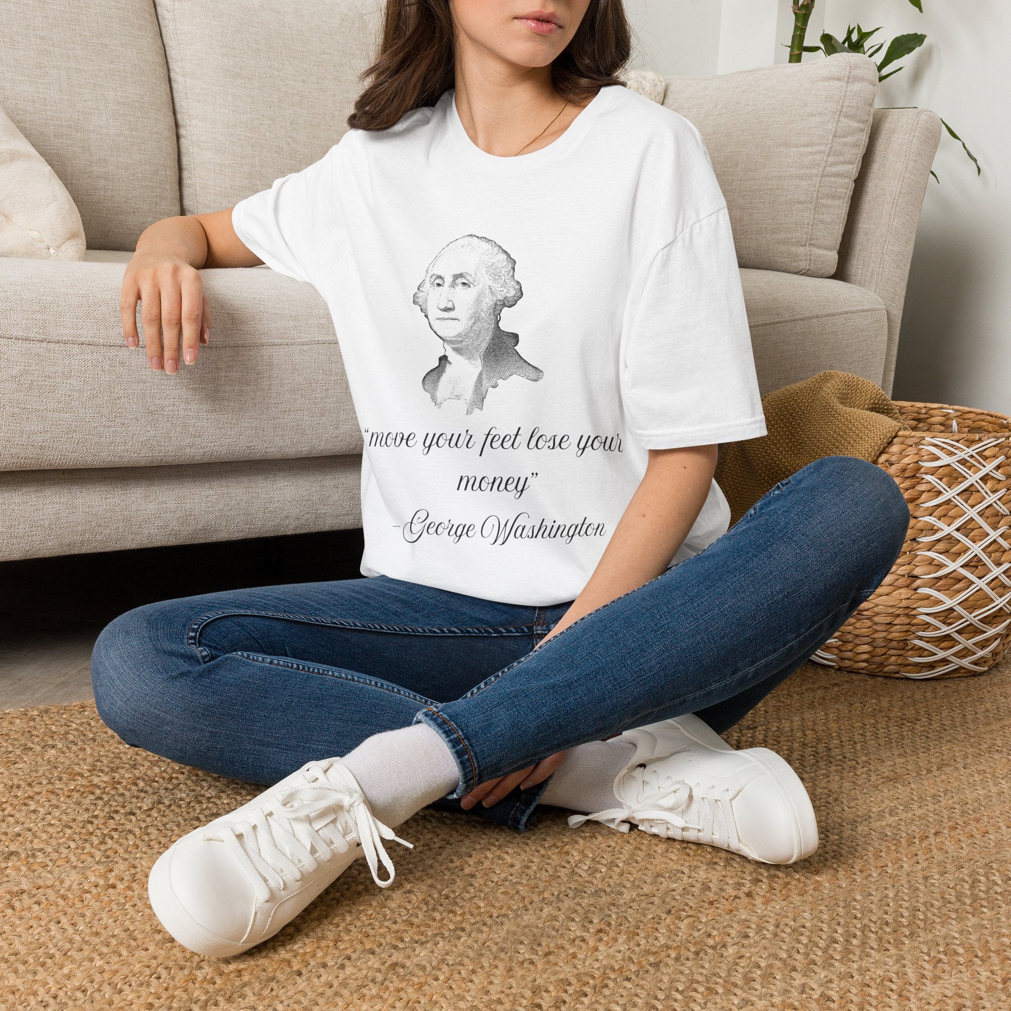 Move Your Feet Lose Your Money Tee - Disgraced Edition