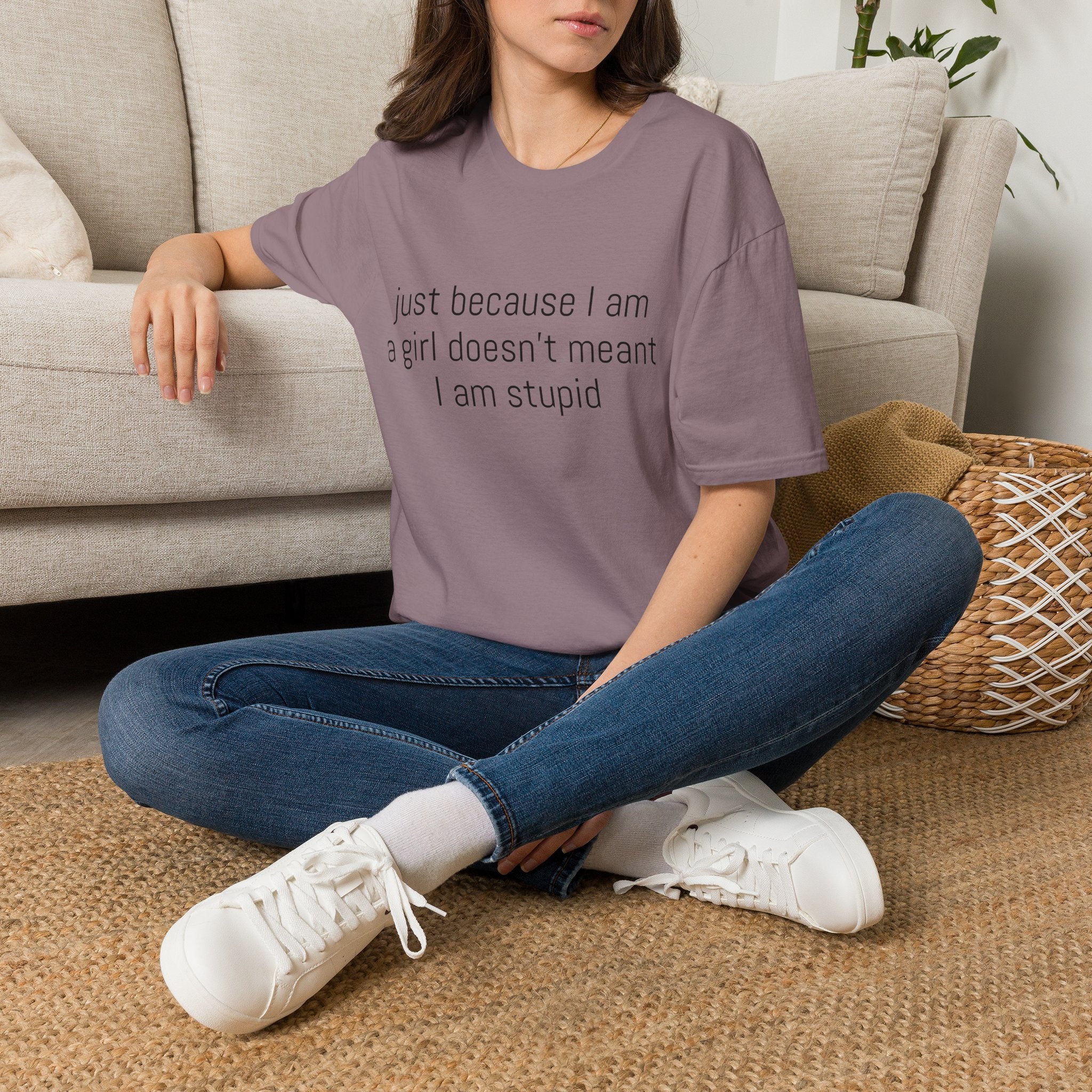 Just because I am a girl doesn't meant I am stupid Tee - Disgraced Edition