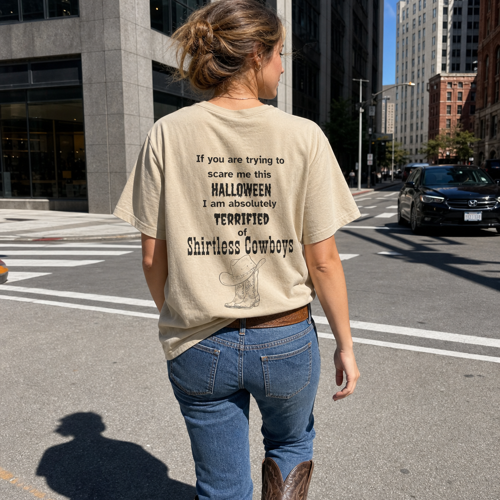 Terrified of shirtless cowboys Tee